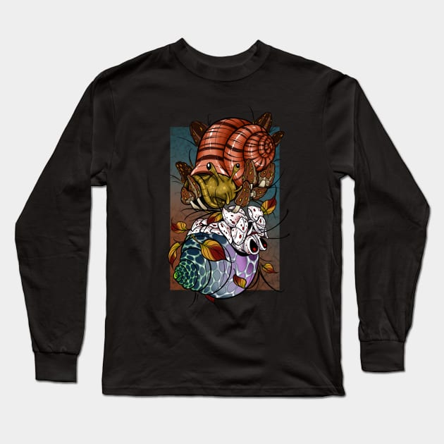 Die Slow / Live Alone Long Sleeve T-Shirt by The Balancing Act Tattoo